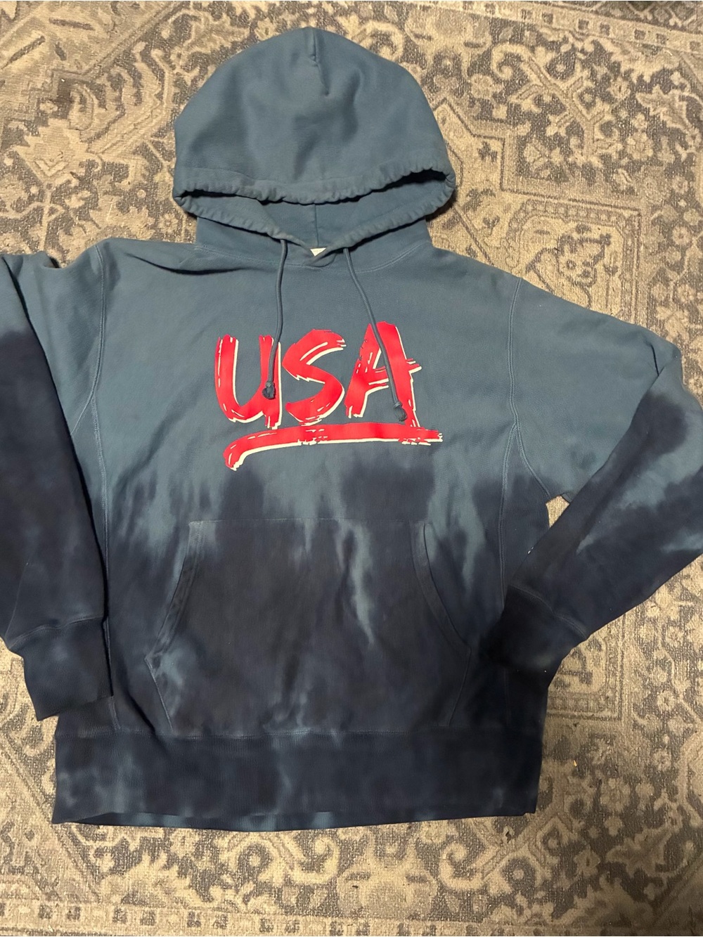 USA Graphic Tie-Dye Hoodie